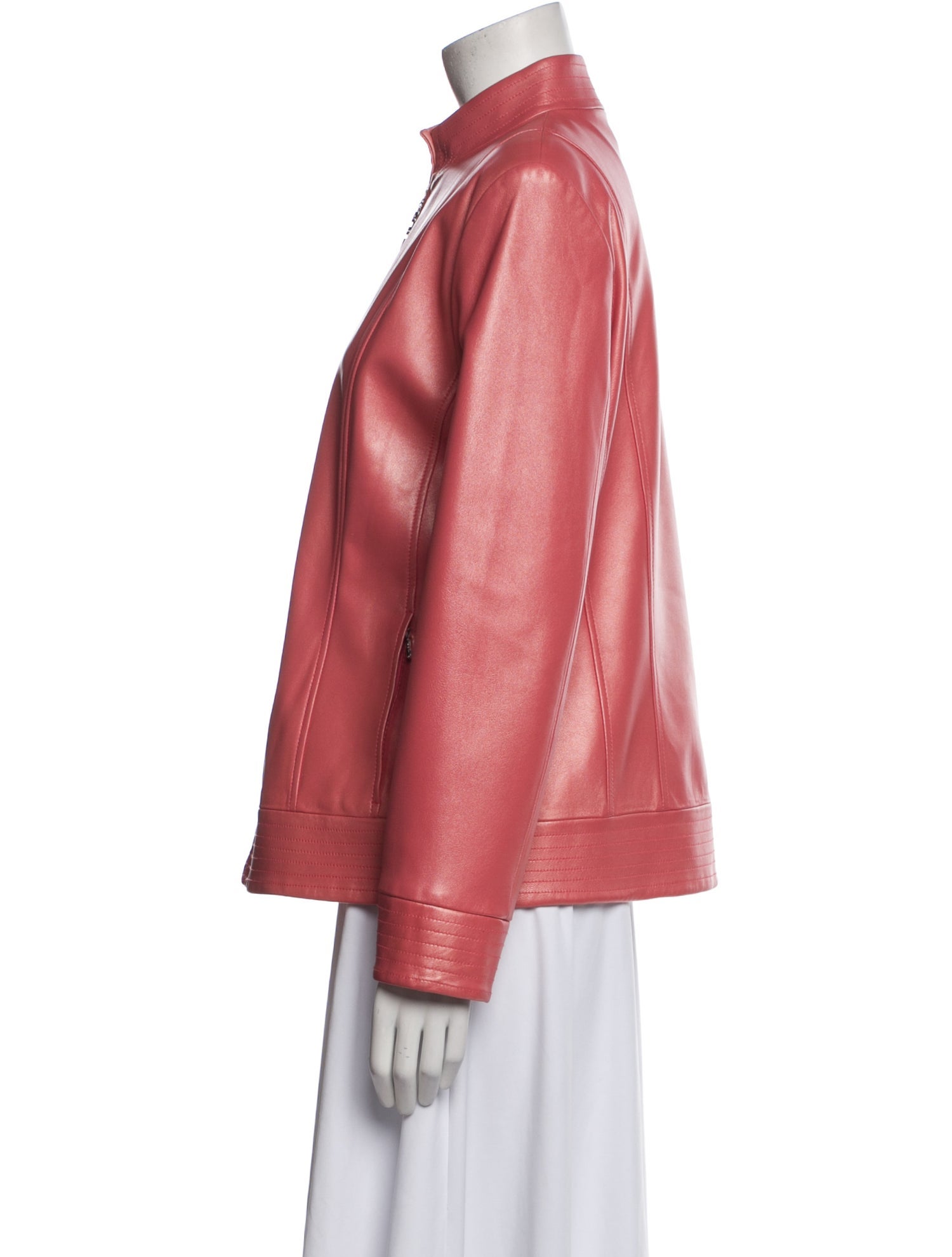 St. John Sport Leather Jacket