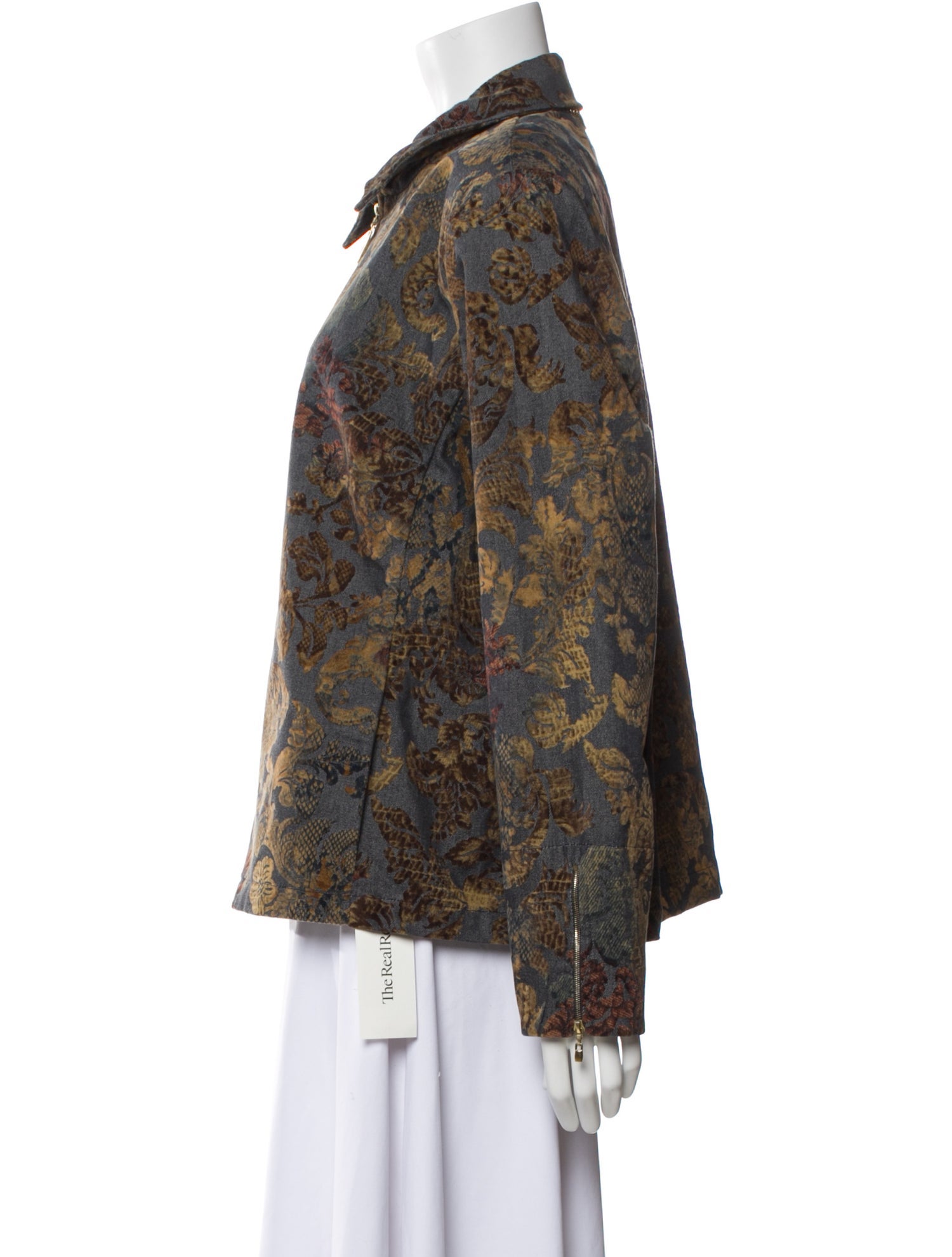 St. John Sport Floral Print Evening Jacket