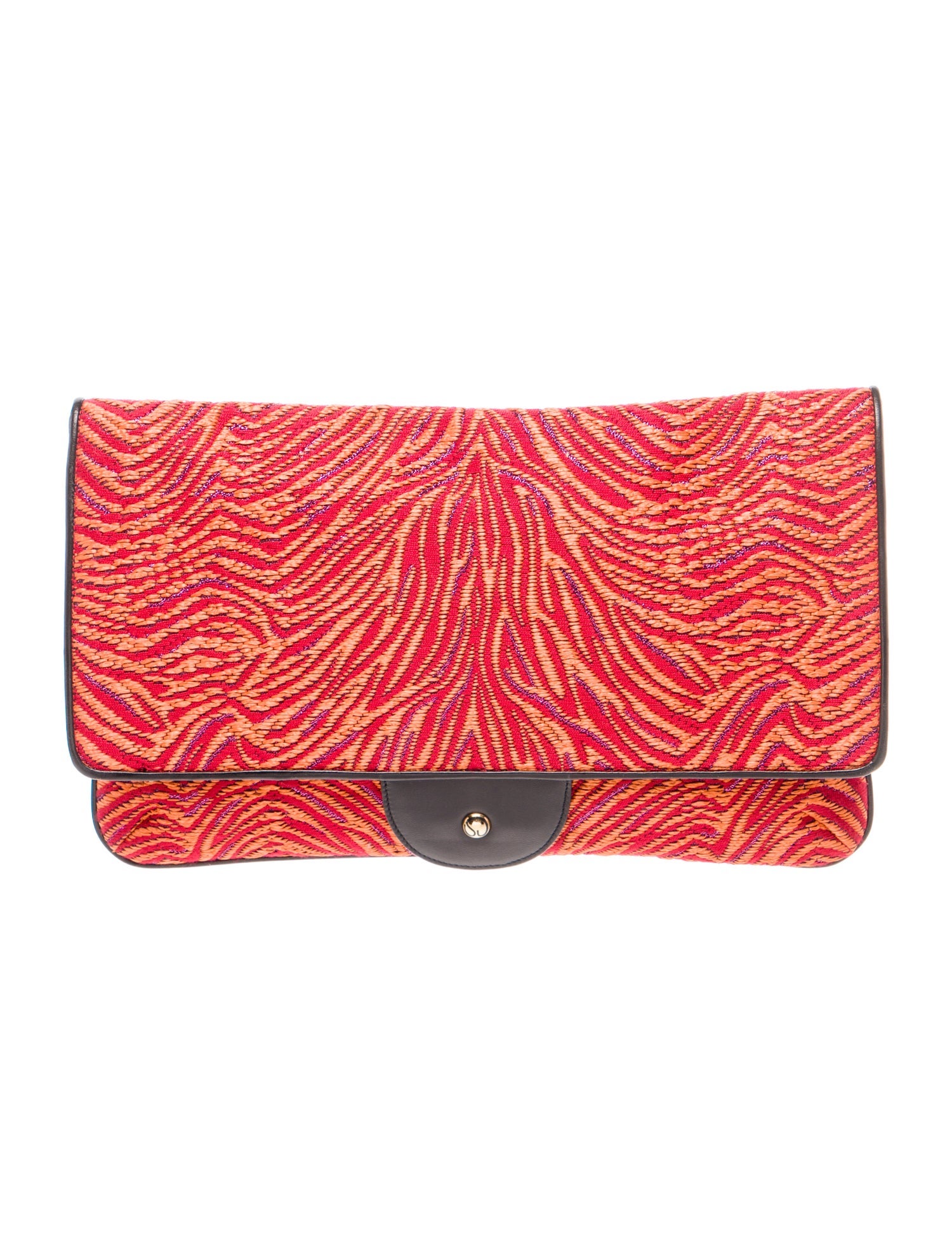 St. John Sport Raffia Clutch