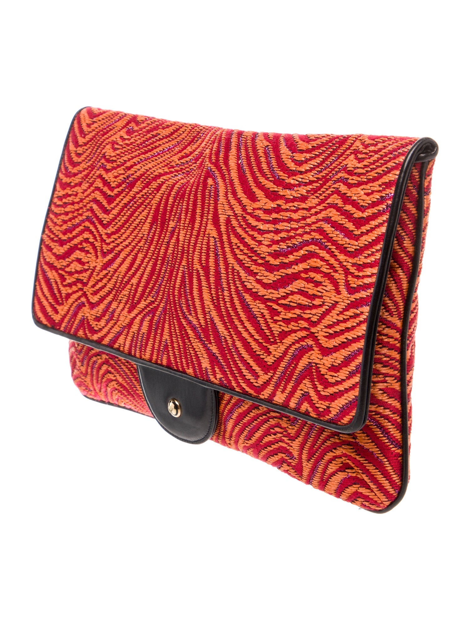 St. John Sport Raffia Clutch