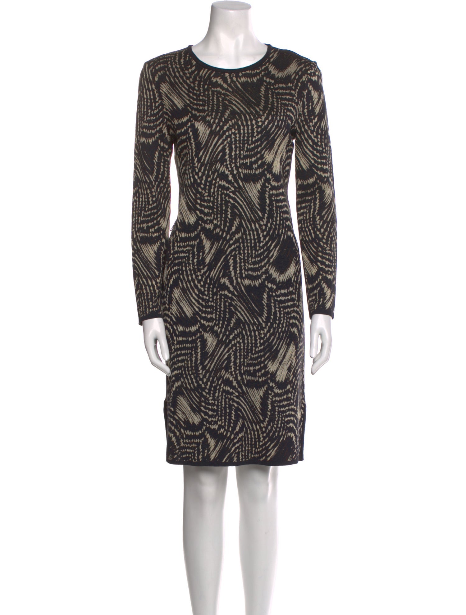 St. John Sport Printed Knee-Length Dress