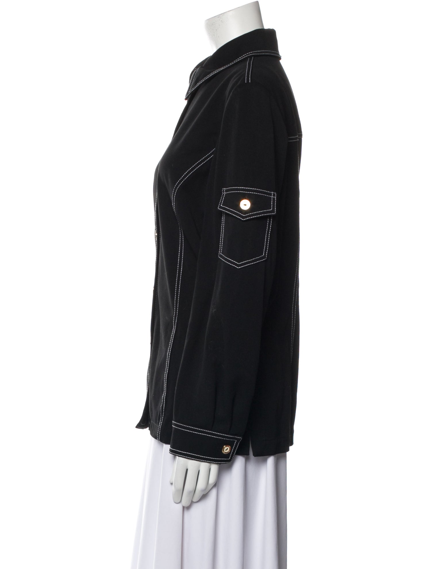 St. John Sport Plaid Print Jacket