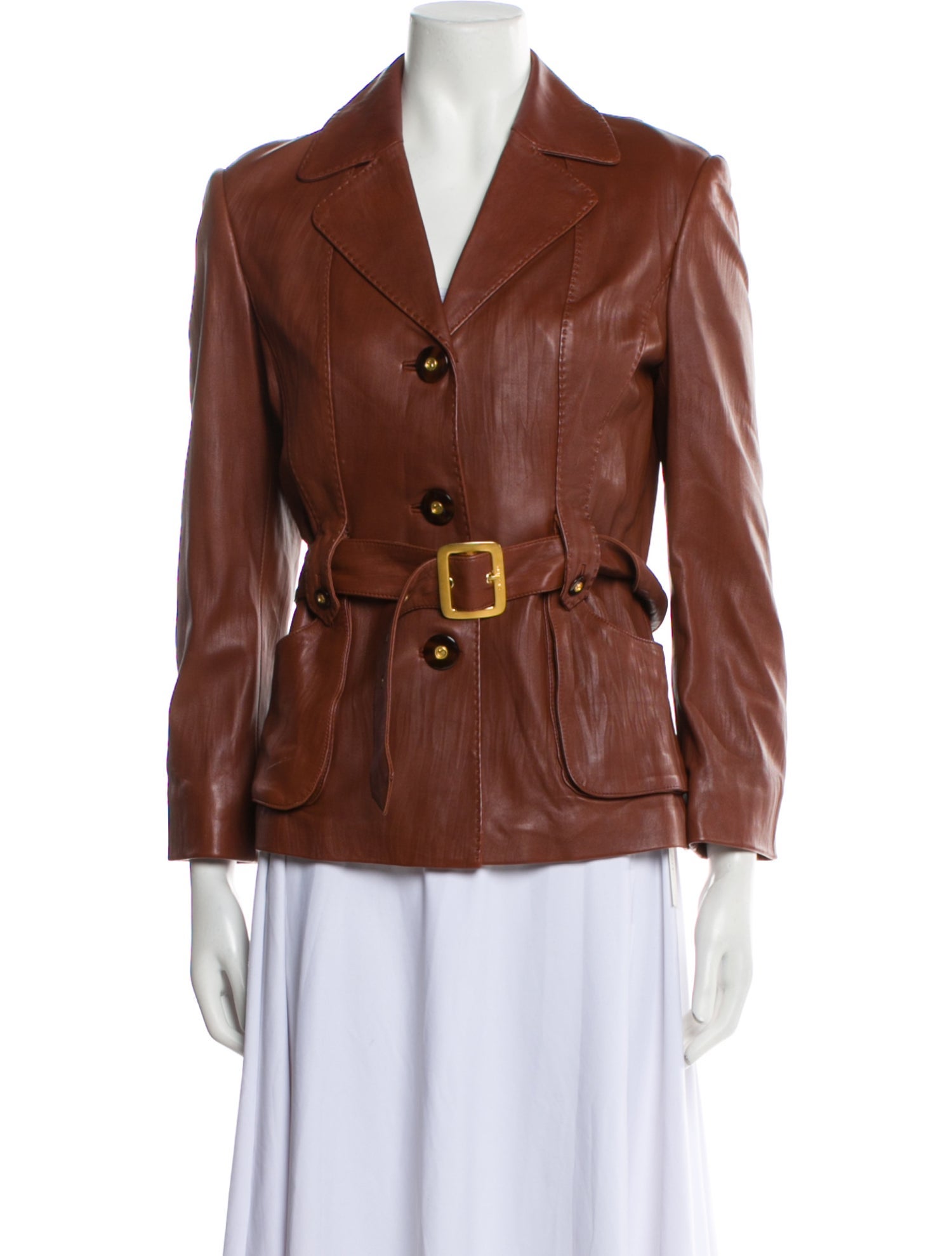 St. John Sport Leather Jacket