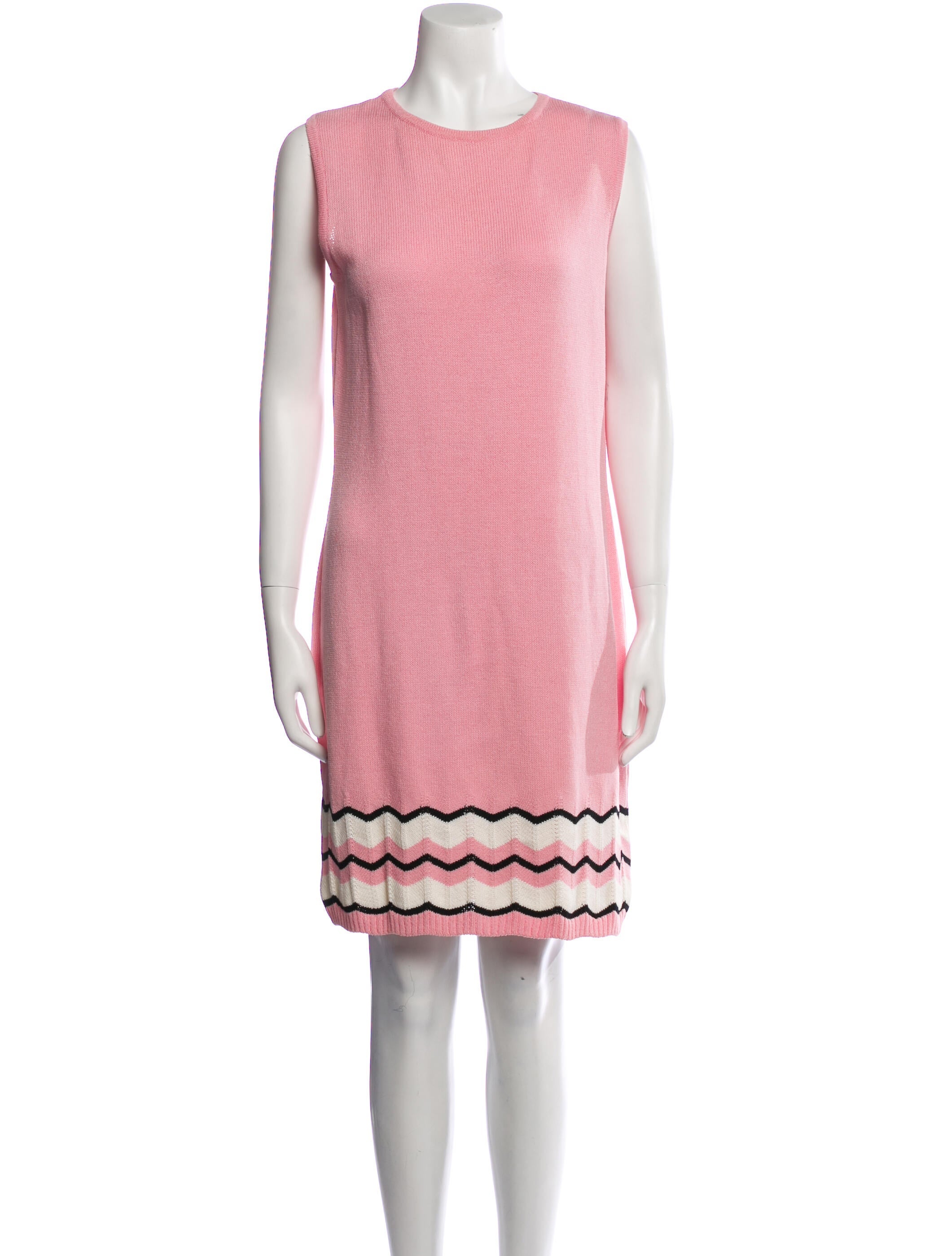 St. John Sport Crew Neck Mini Dress