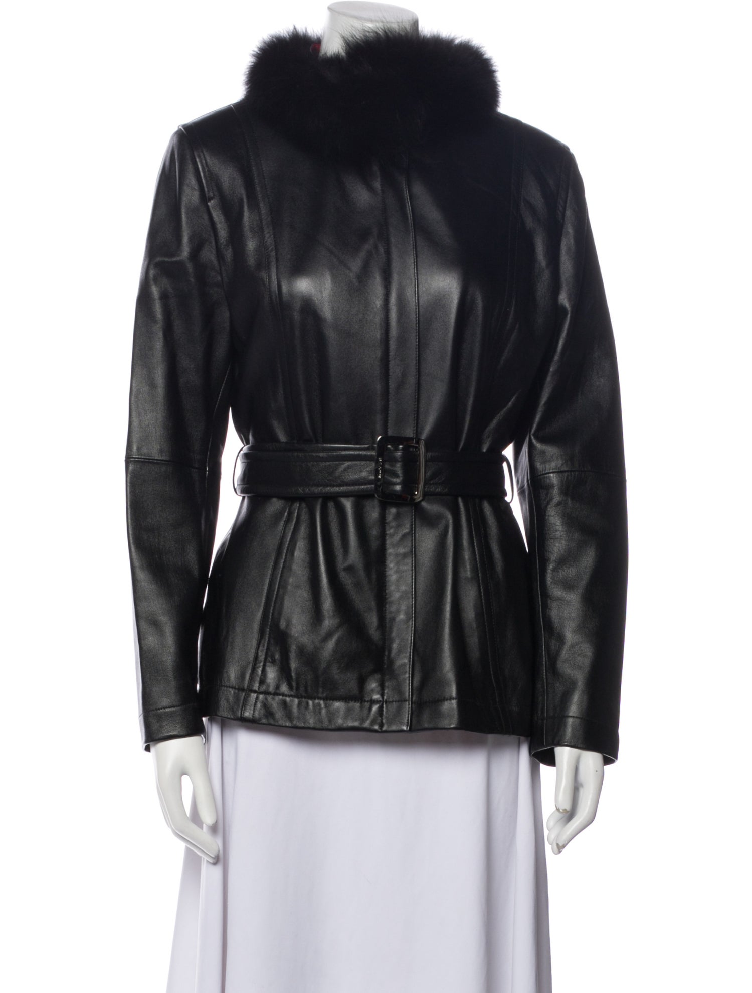 St. John Sport Leather Jacket