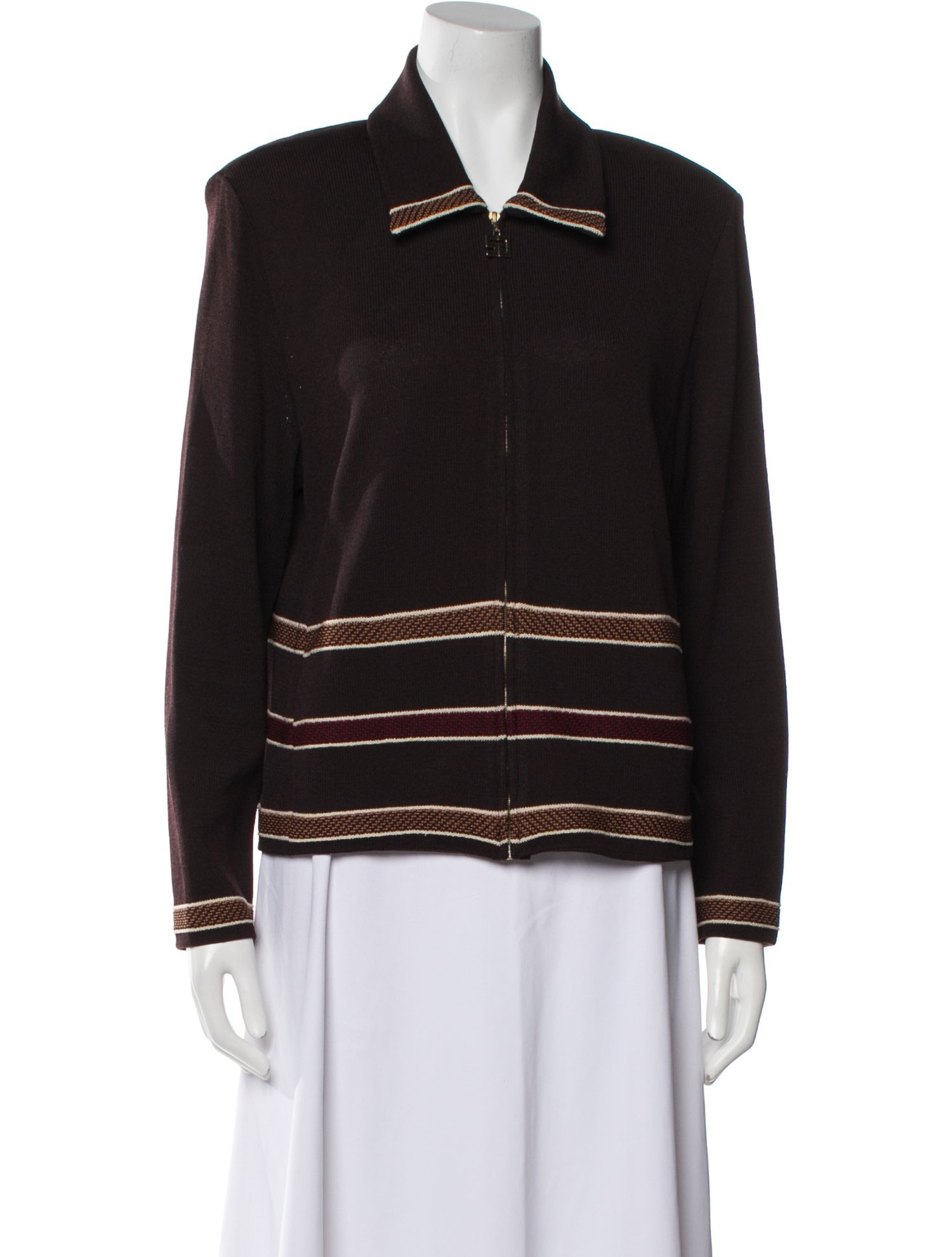 St. John Sport Striped Blazer