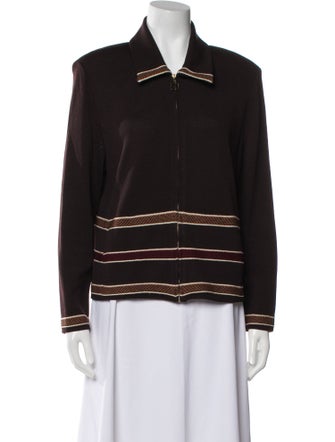 St. John Sport Striped Blazer