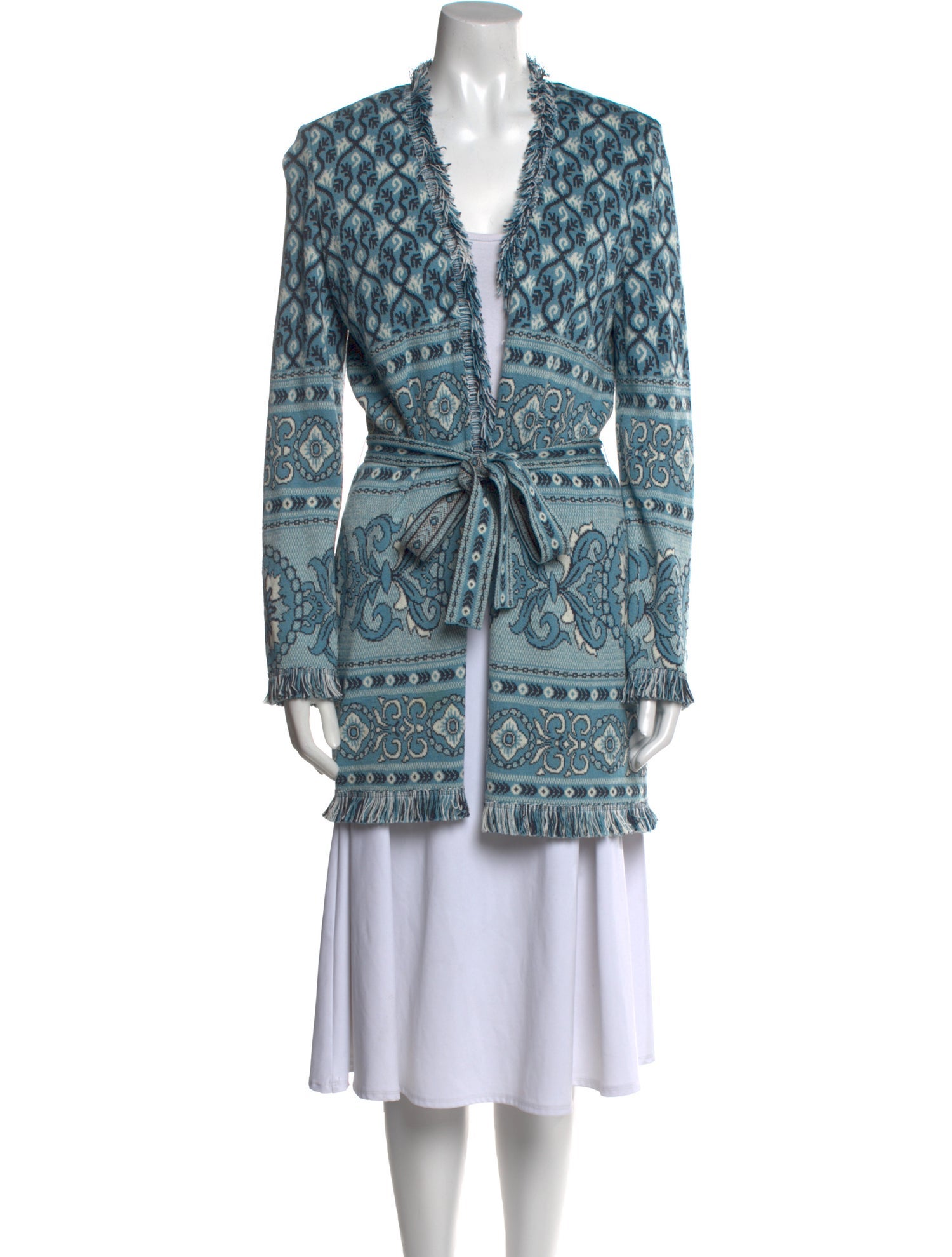 St. John Sport Wool Printed Sweater