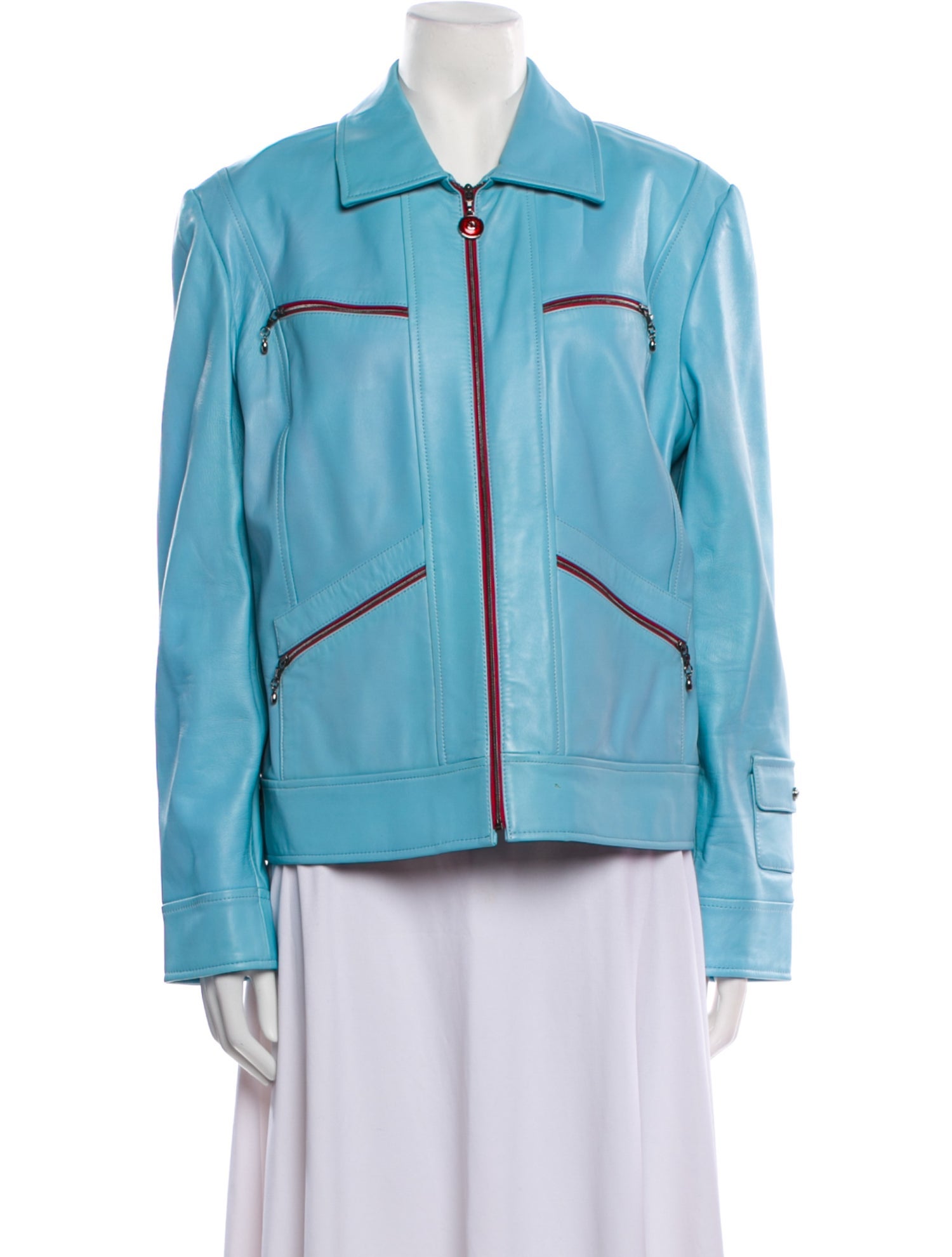 St. John Sport Leather Jacket