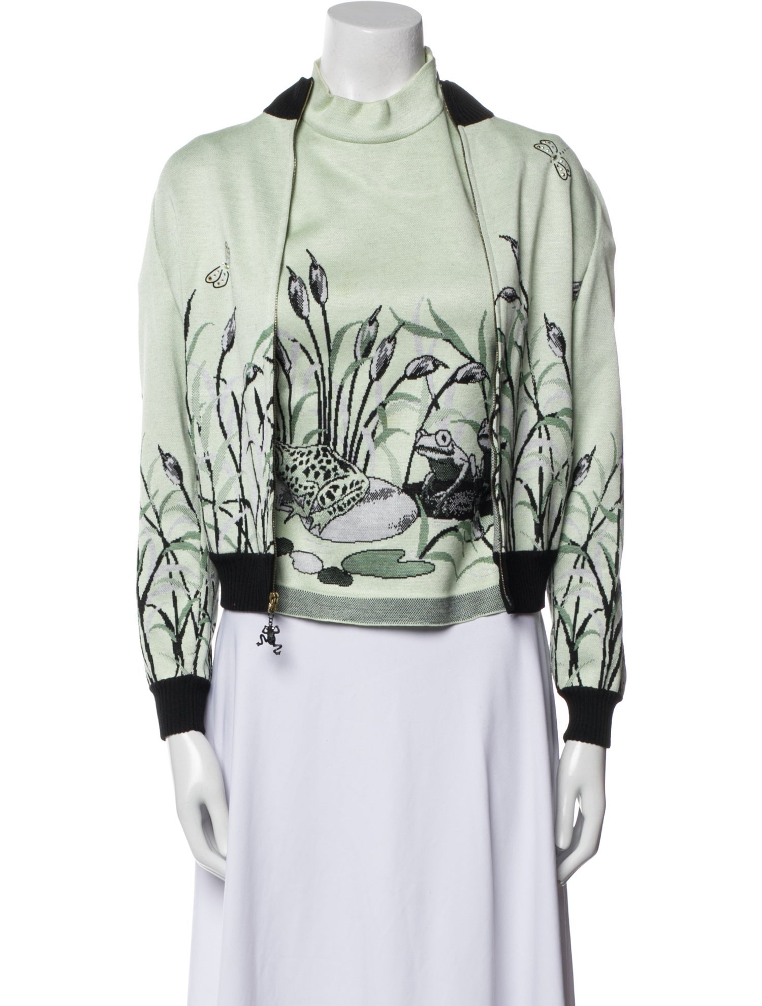 St. John Sport Printed Crystal Embellishments Set