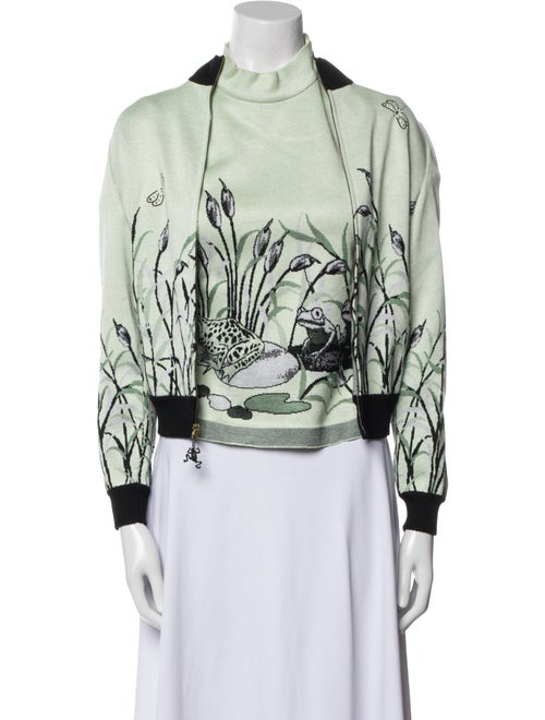 St. John Sport Printed Crystal Embellishments Set