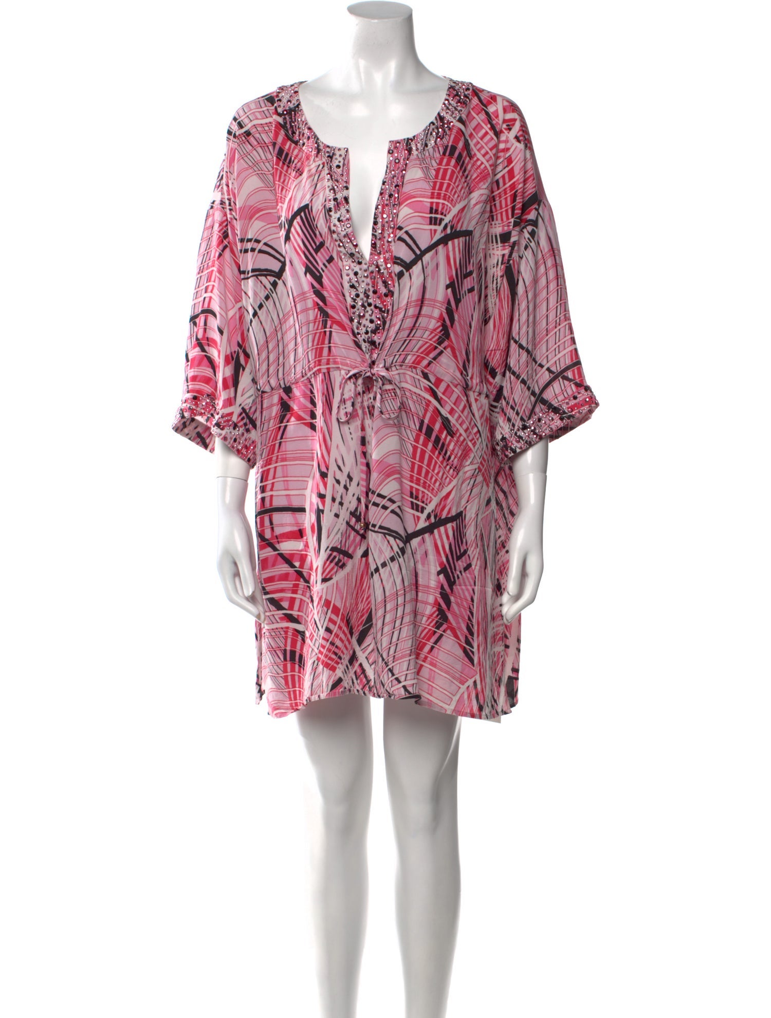 St. John Sport Silk Mini Dress