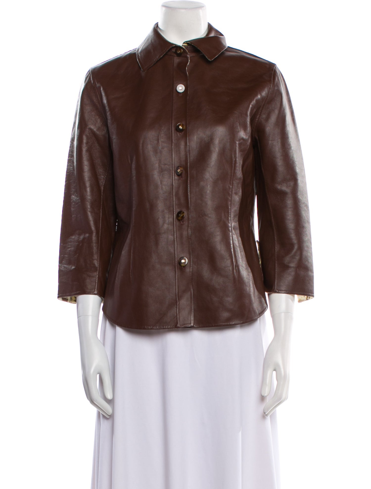 St. John Sport Leather Jacket