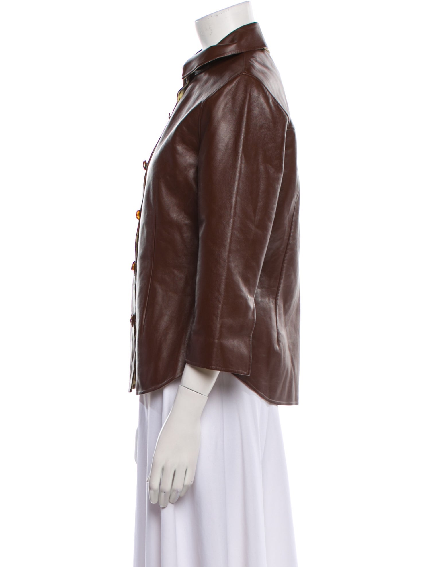 St. John Sport Leather Jacket