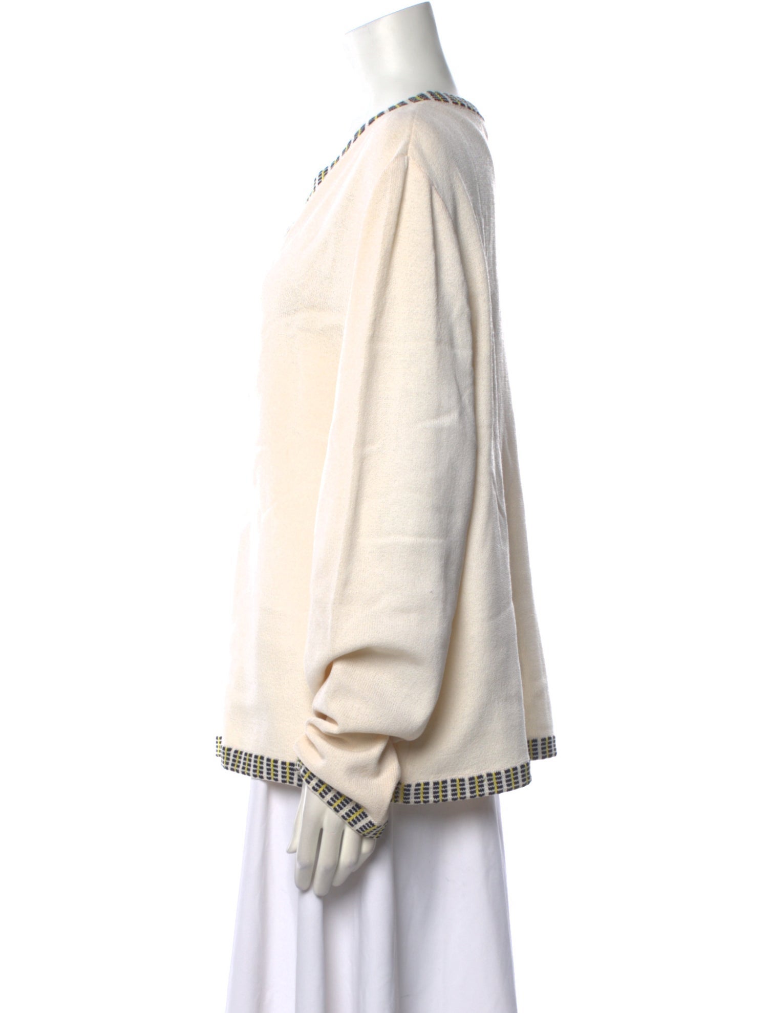 St. John Sport Wool Scoop Neck Sweater