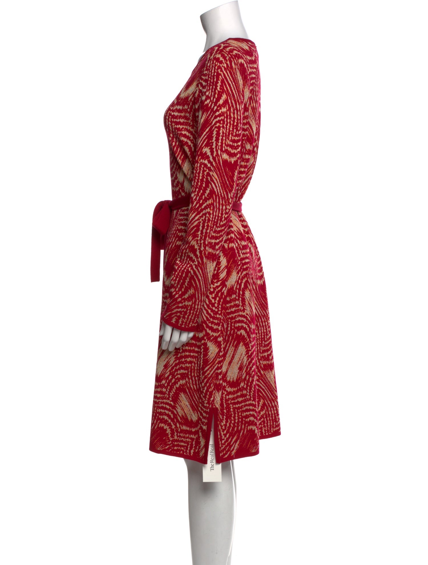 St. John Sport Printed Knee-Length Dress