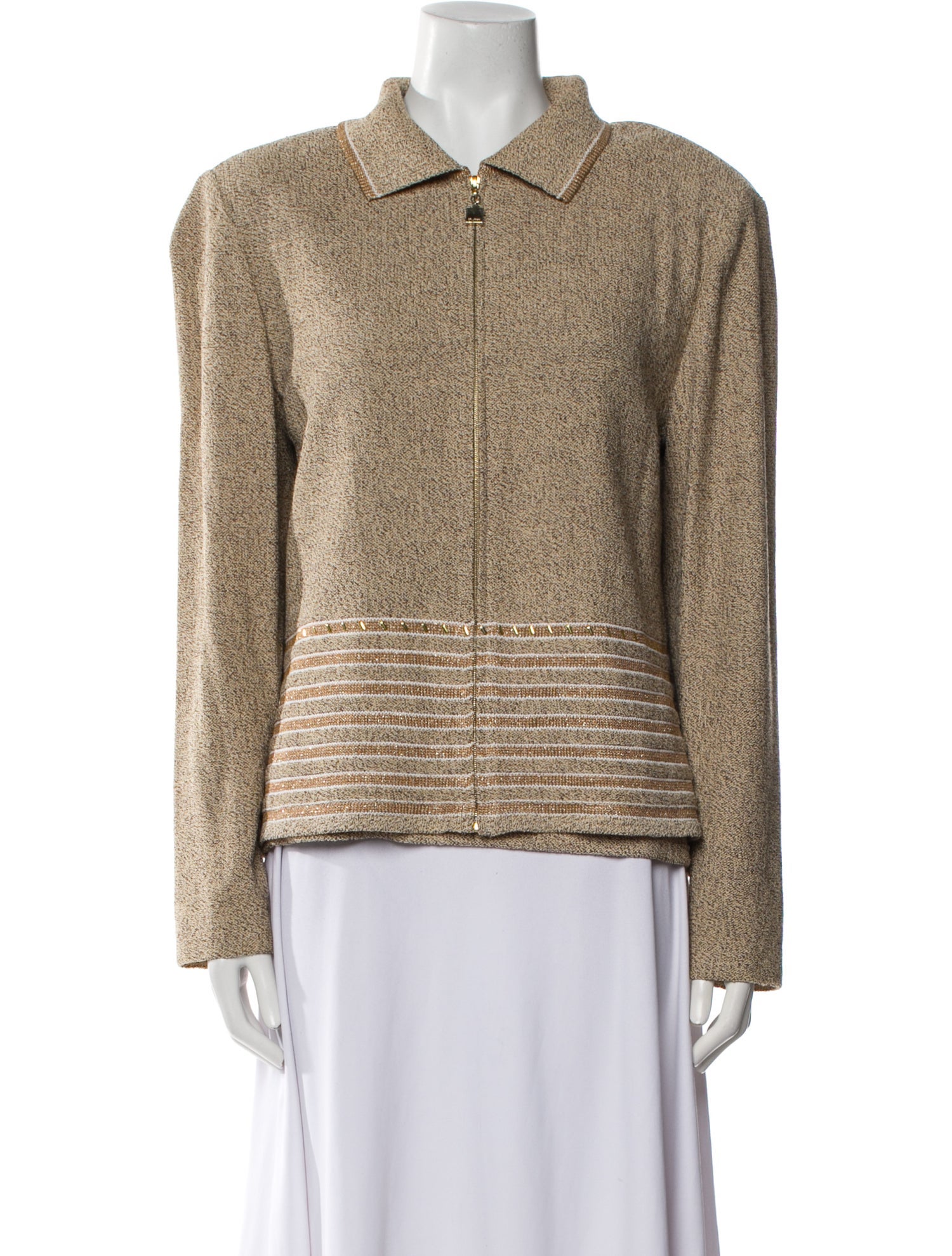 St. John Sport Wool Striped Set