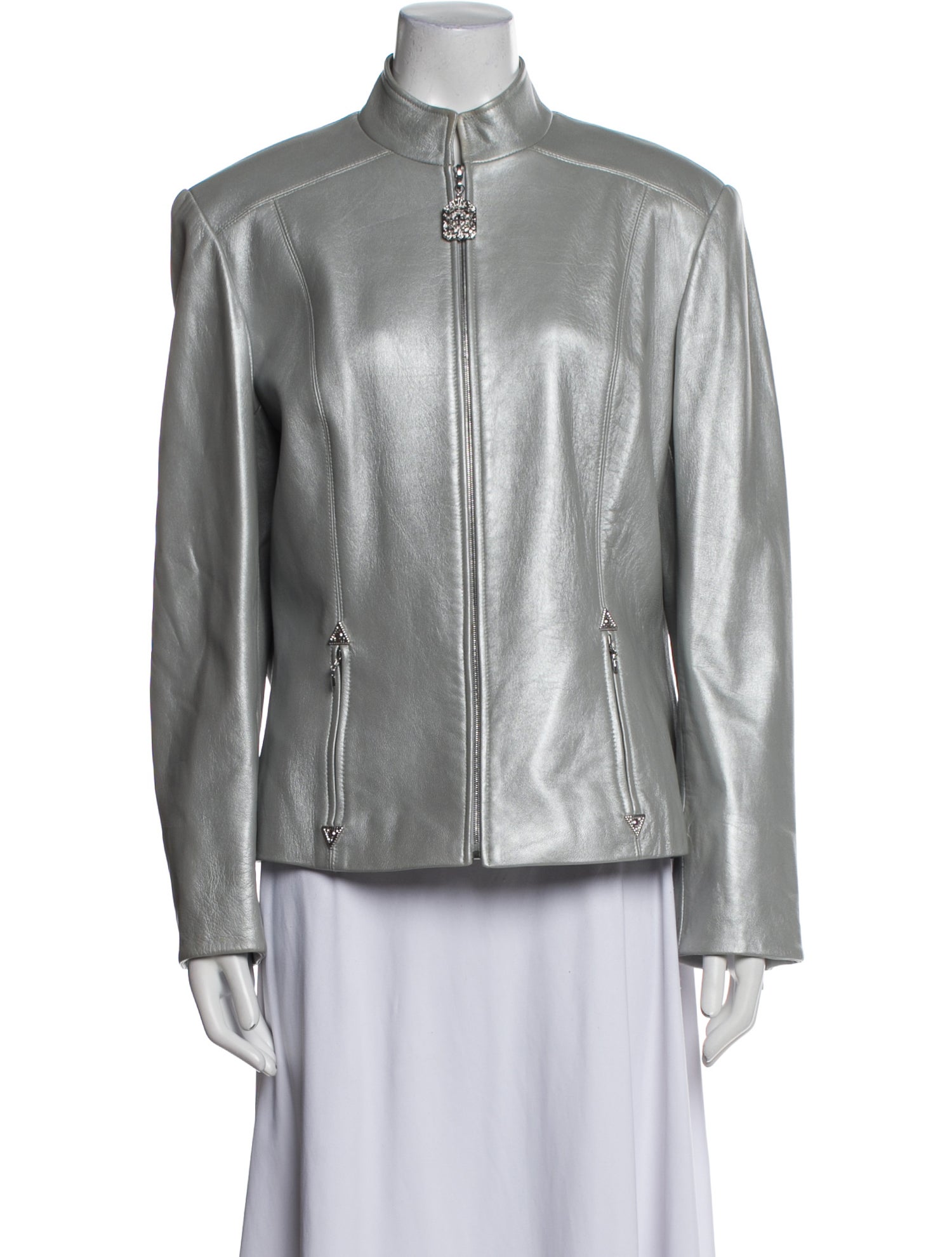 St. John Sport Leather Jacket