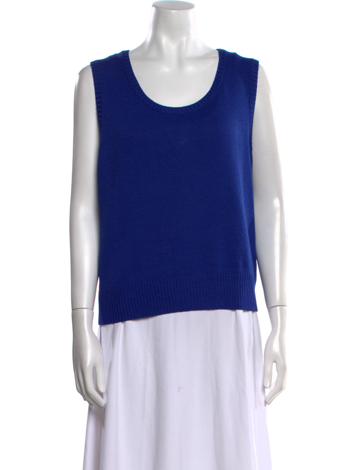 St. John Sport Wool Scoop Neck Sweater