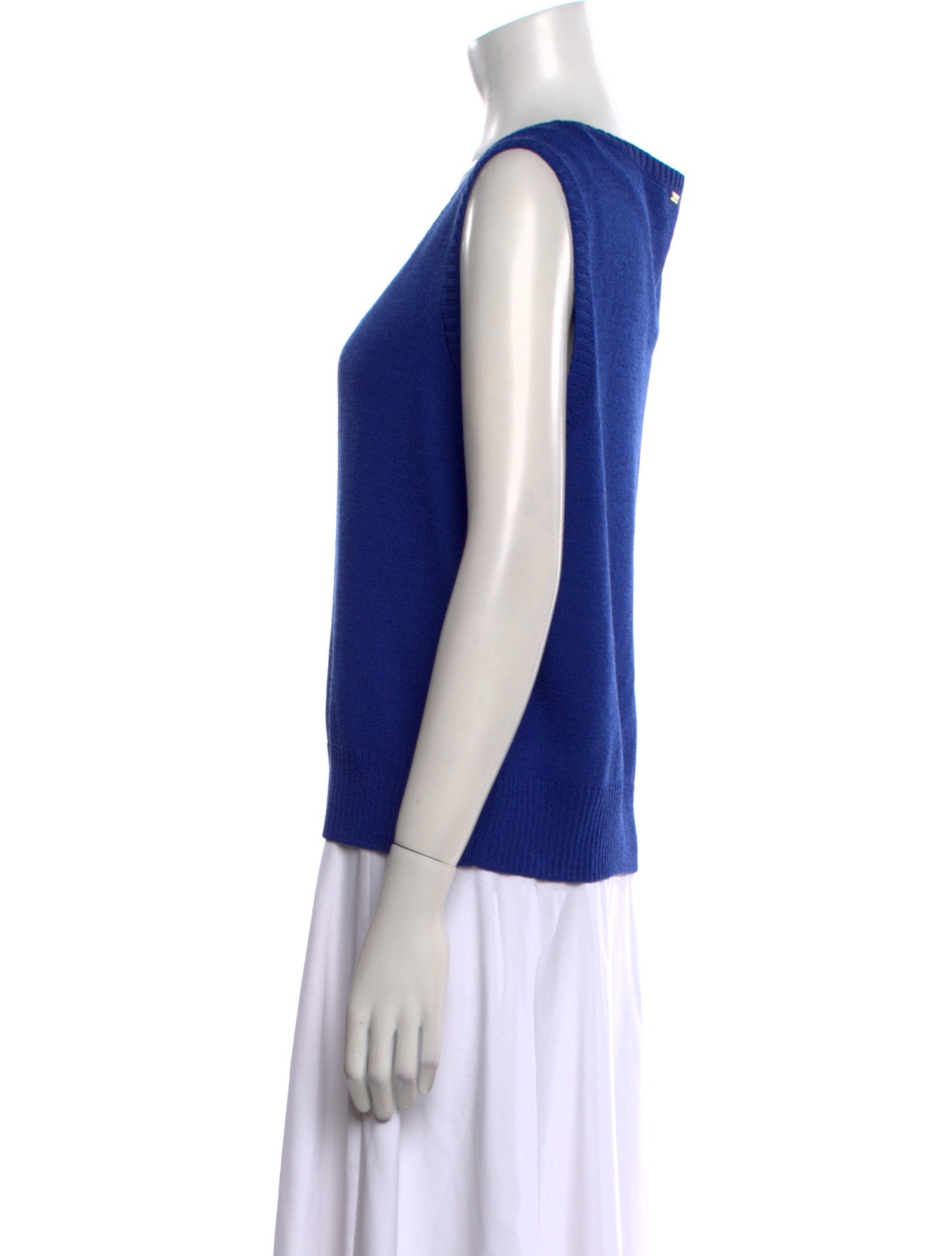 St. John Sport Wool Scoop Neck Sweater