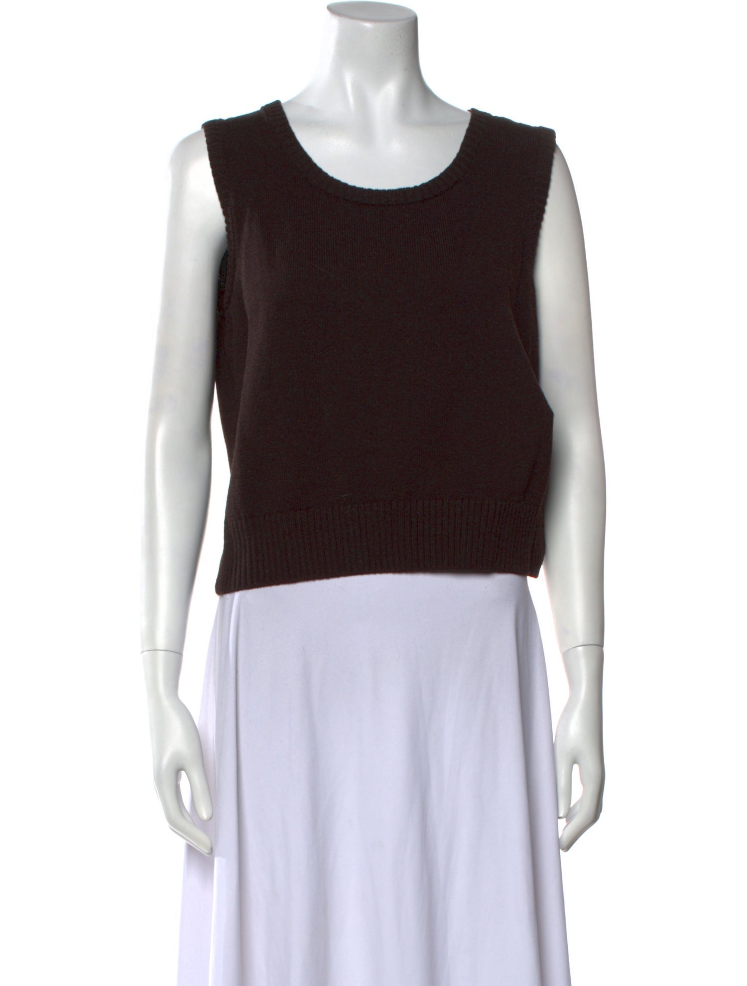 St. John Sport Wool Scoop Neck Sweater