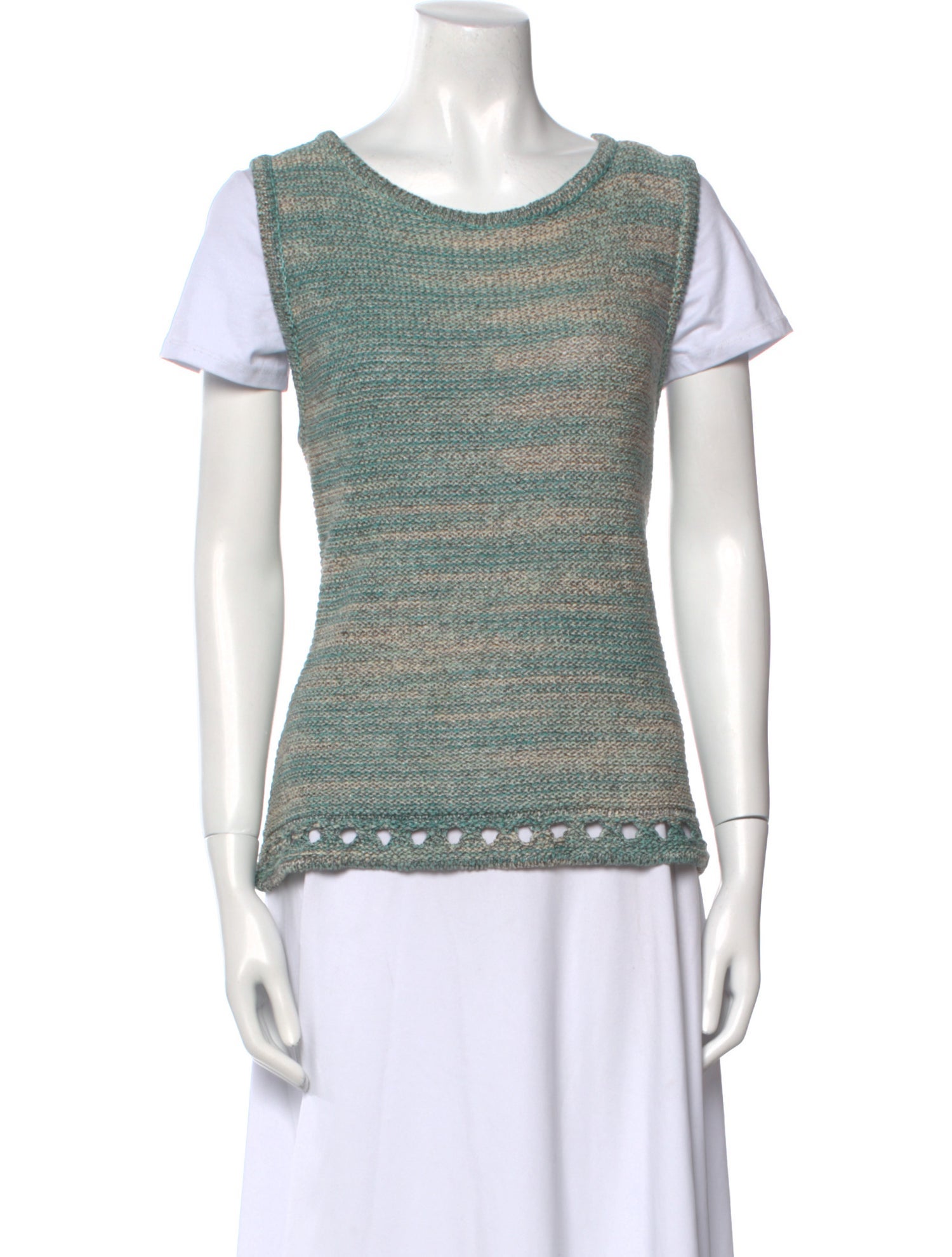 St. John Sport Wool Printed Sweater