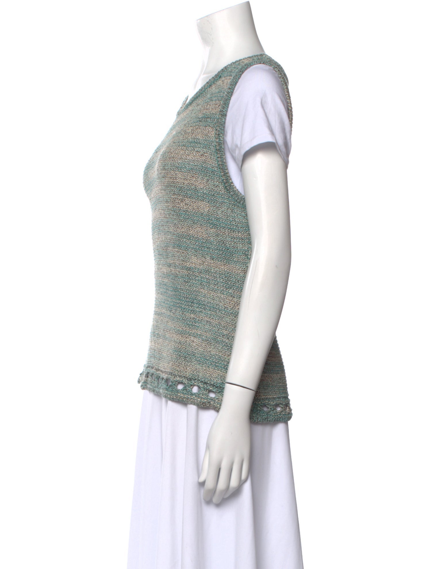 St. John Sport Wool Printed Sweater