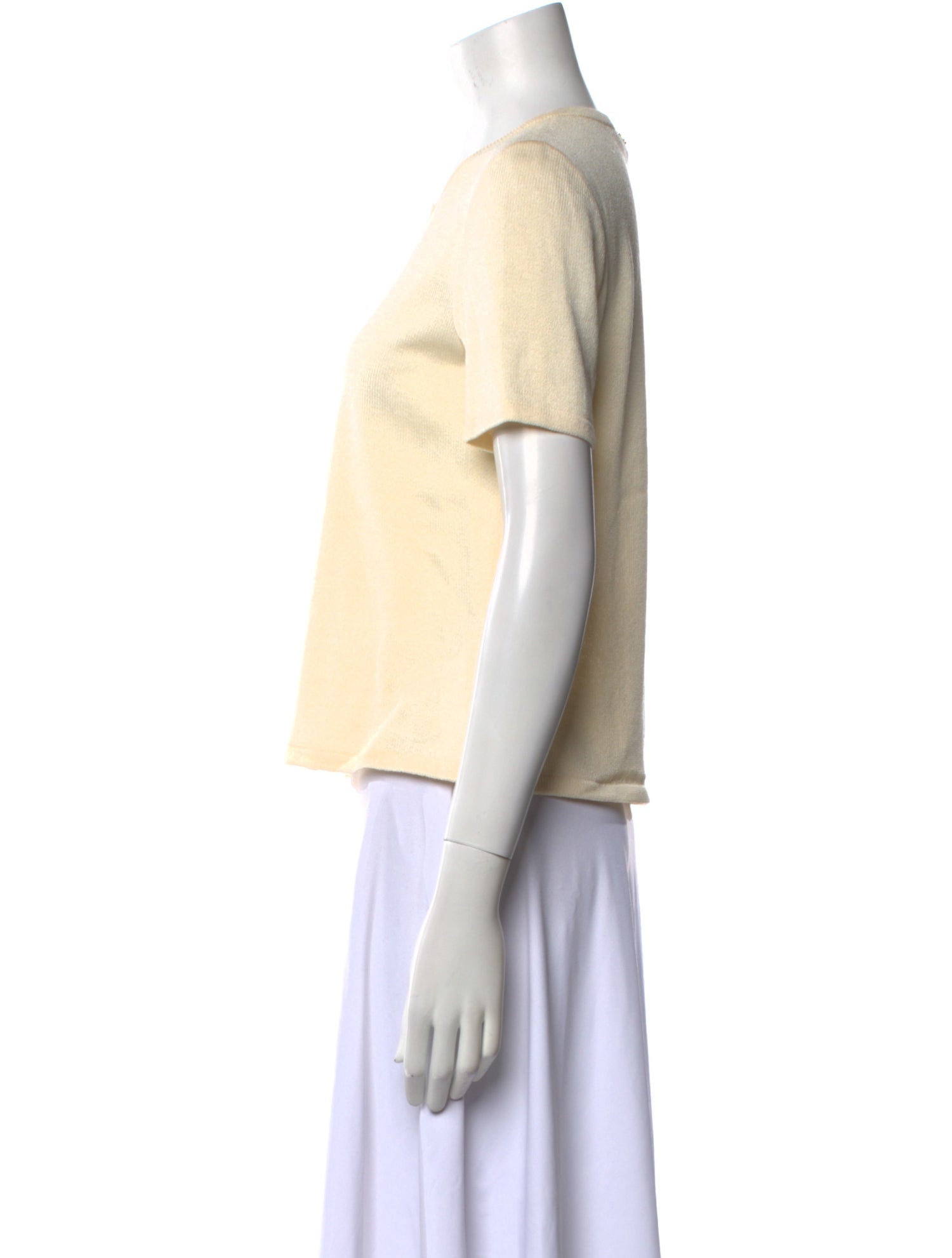 St. John Sport Wool V-Neck Sweater