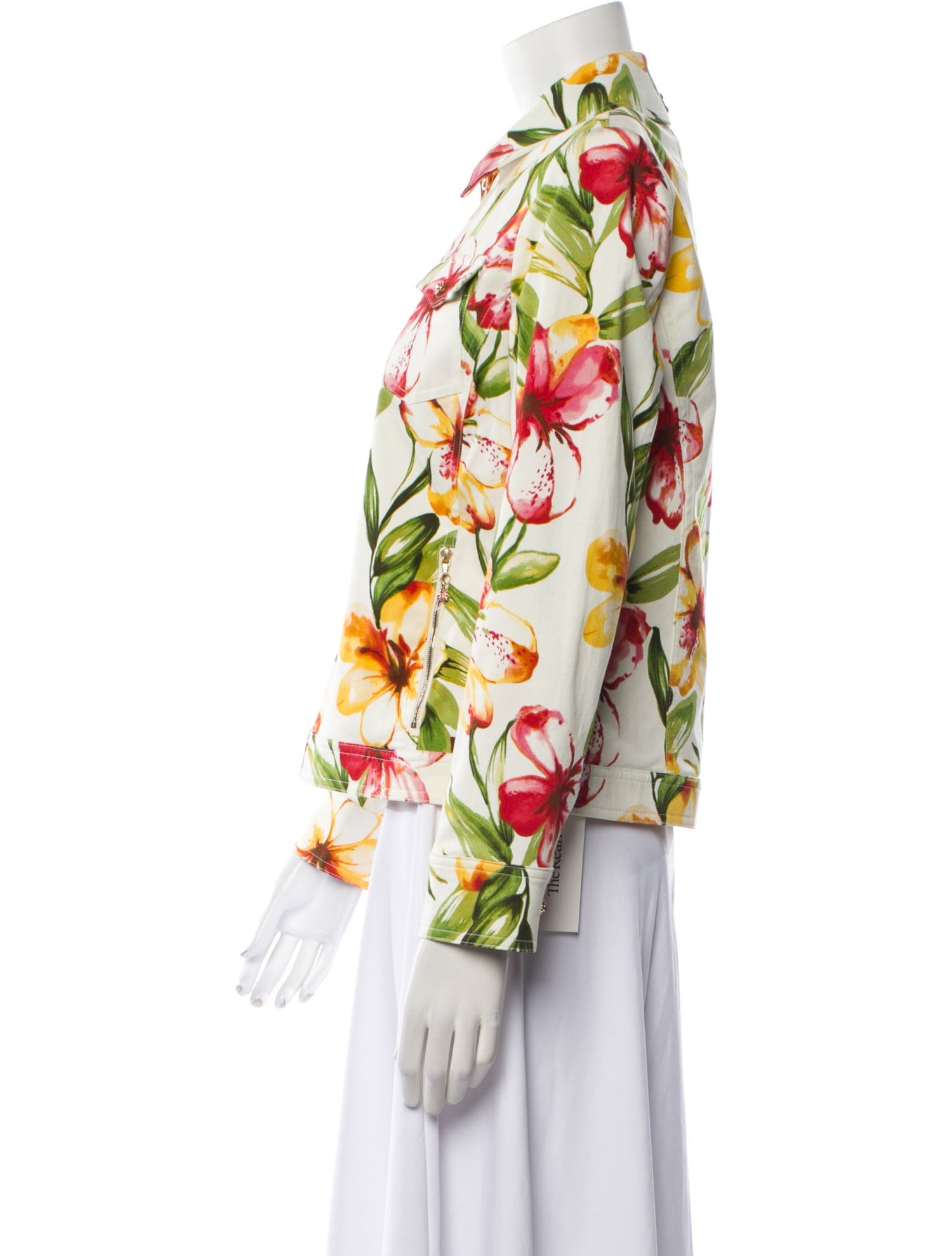 St. John Sport Floral Print Evening Jacket