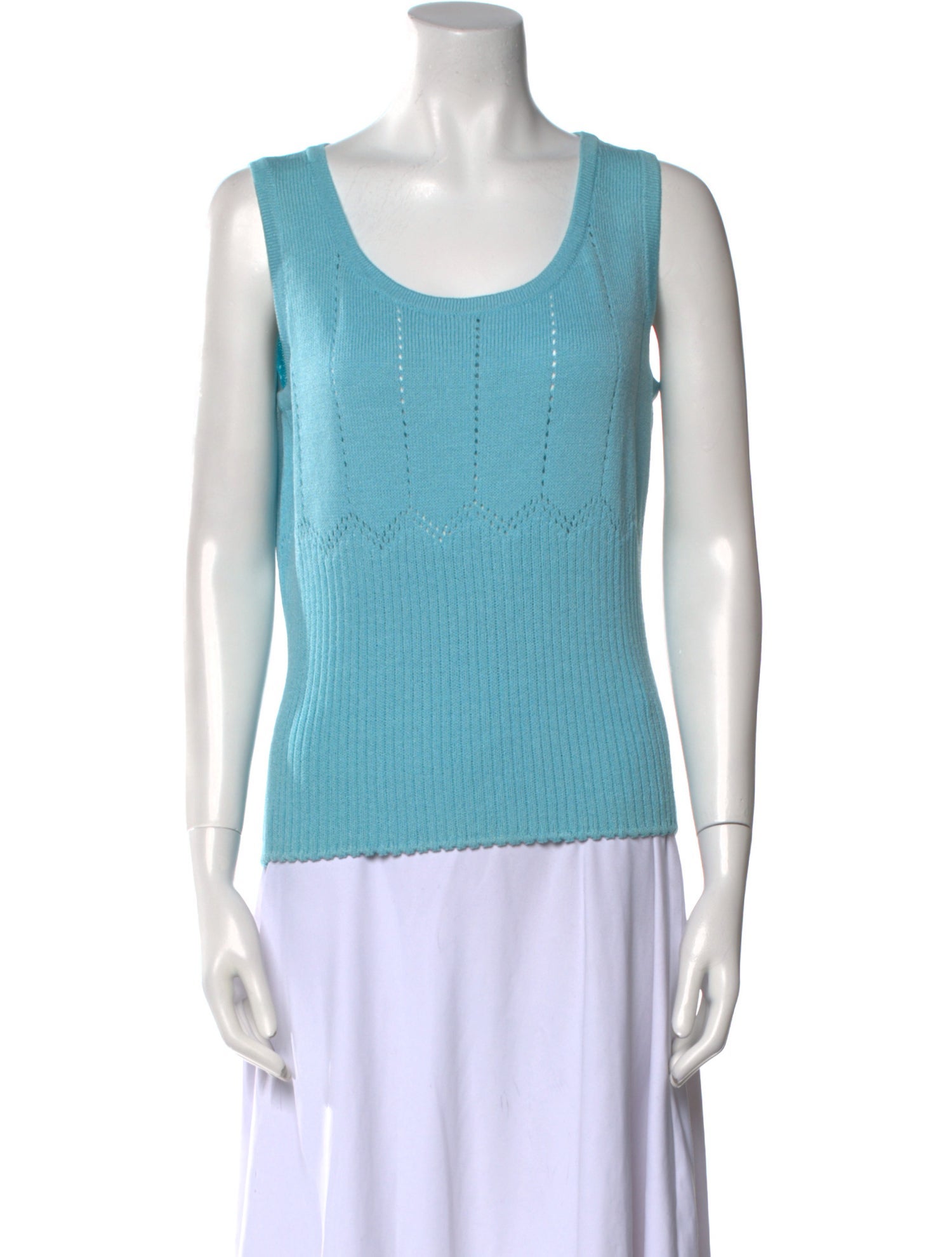 St. John Sport Wool Scoop Neck Sweater