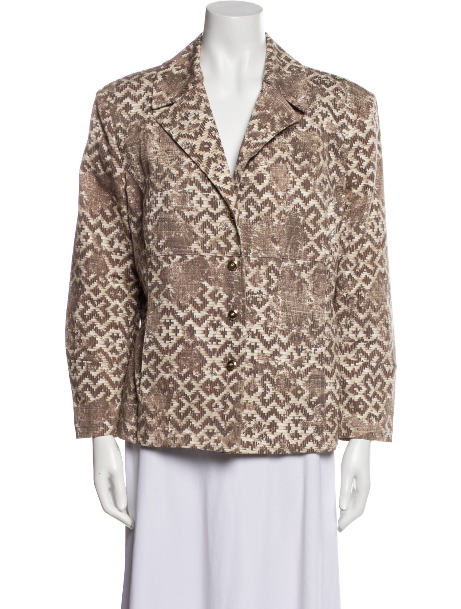 St. John Sport Printed Blazer
