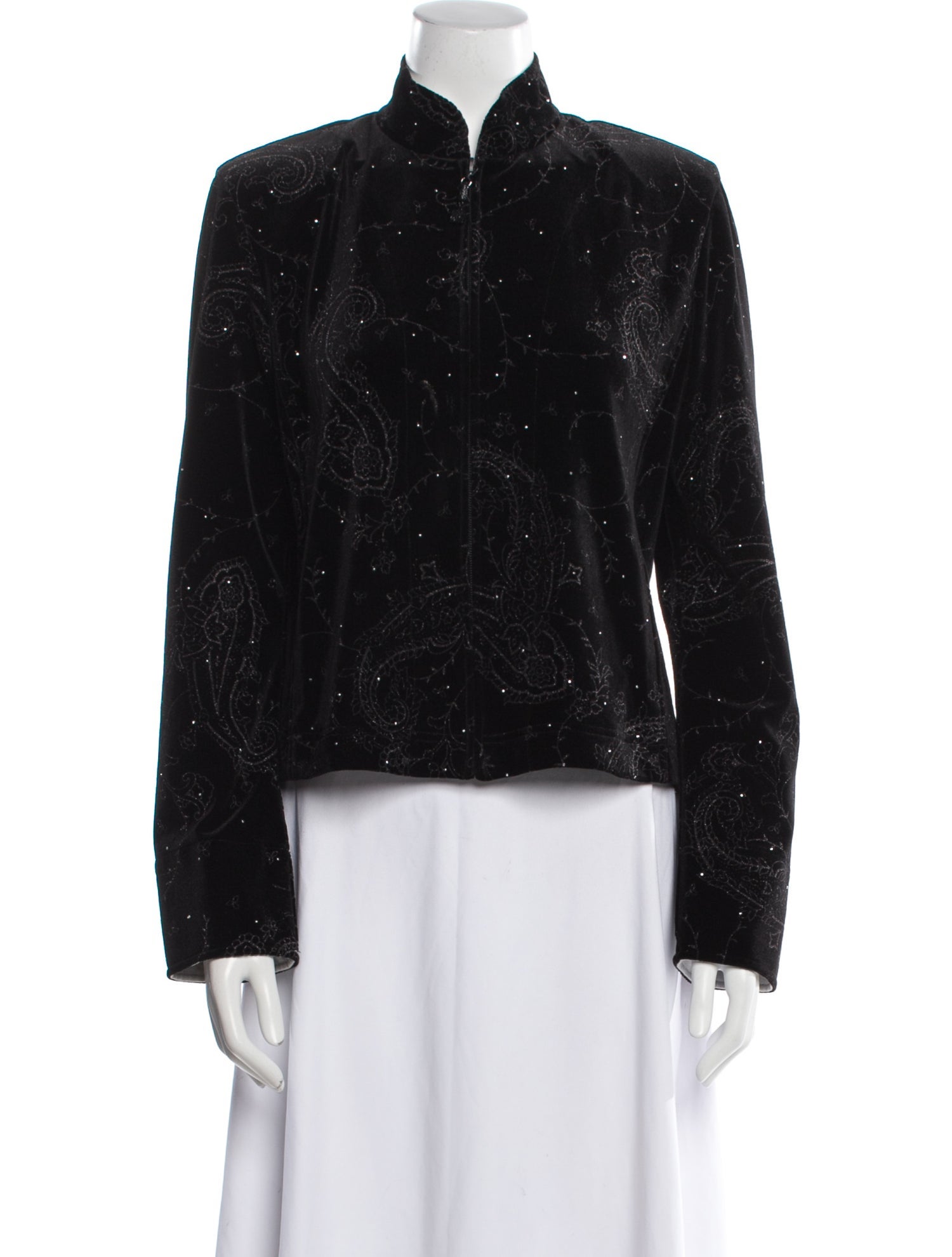 St. John Sport Tweed Pattern Jacket