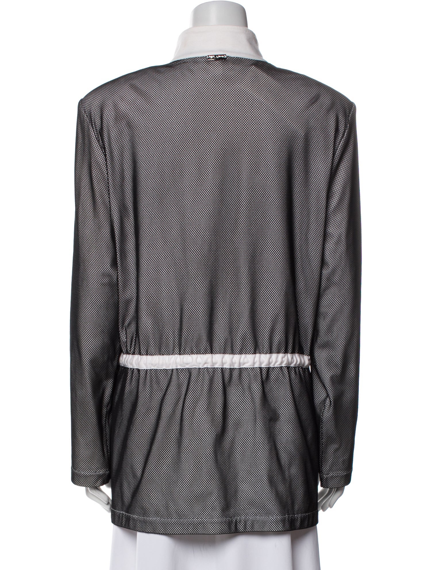 St. John Sport Plaid Print Jacket