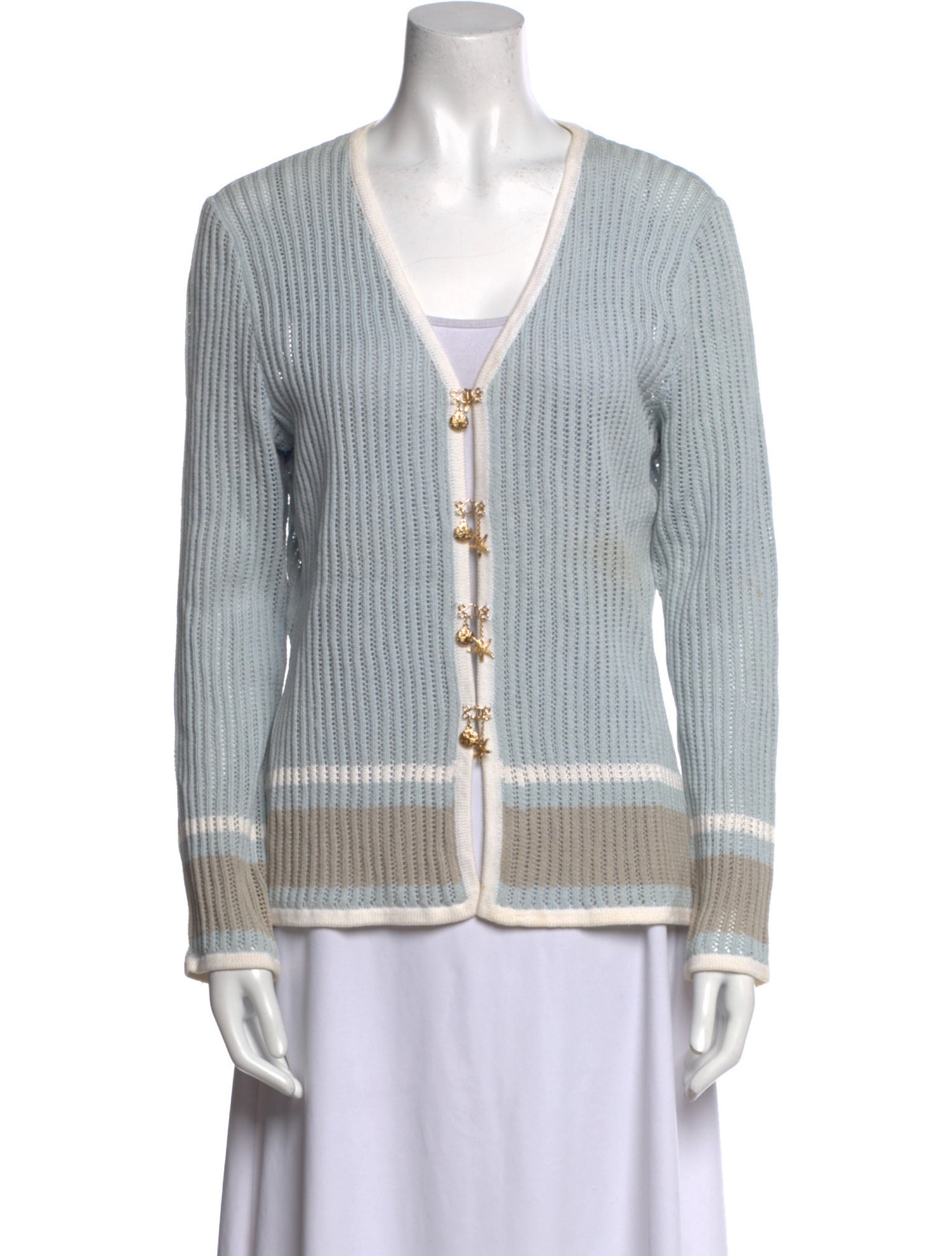 St. John Sport Wool Printed Sweater