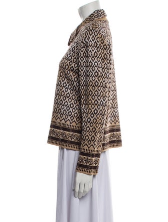 St. John Sport Wool Printed Blazer