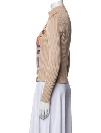 St. John Sport Wool Graphic Print Jacket