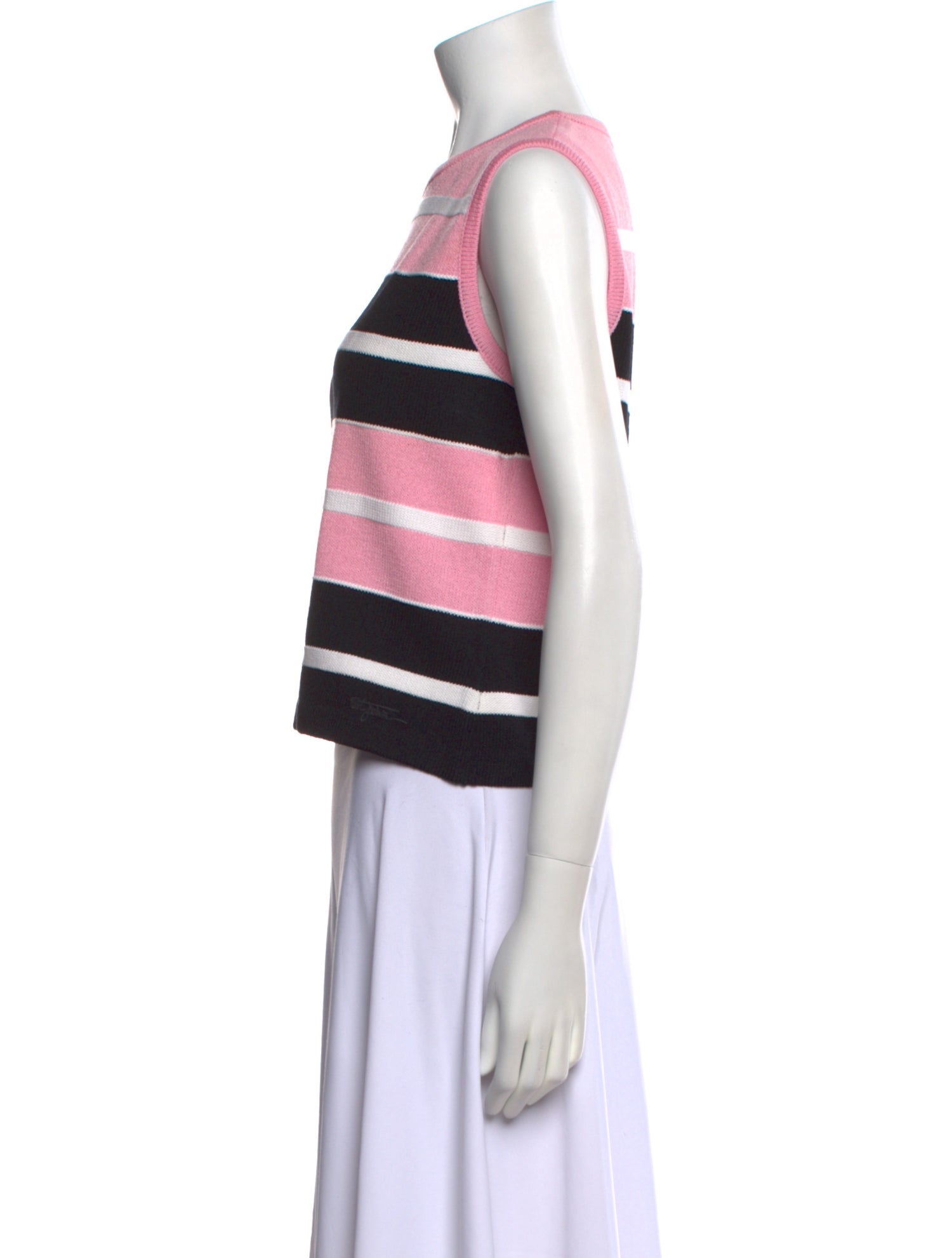 St. John Sport Wool Striped Sweater