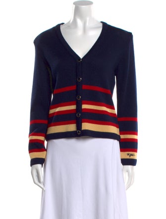 St. John Sport Wool Striped Sweater