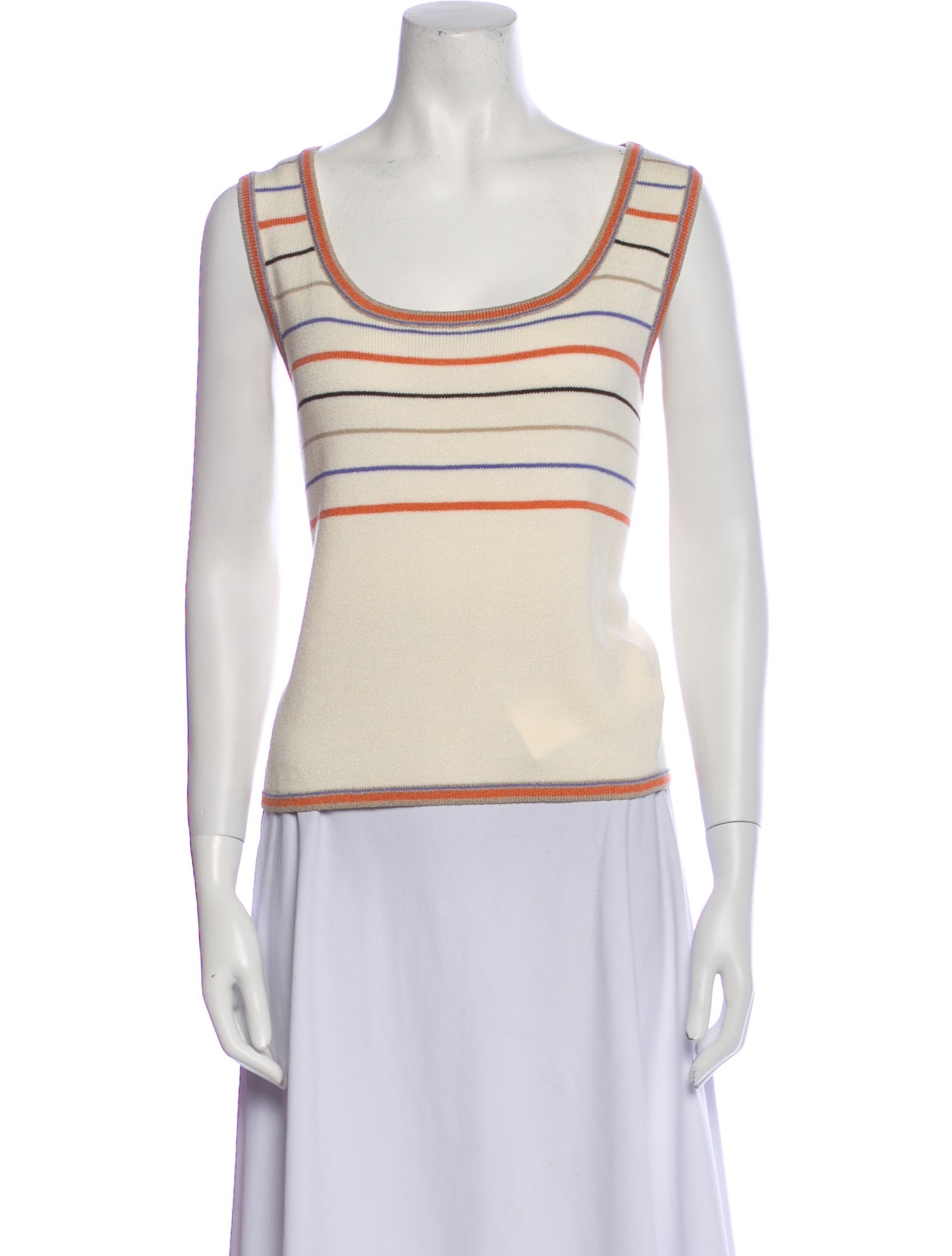 St. John Sport Wool Striped Sweater