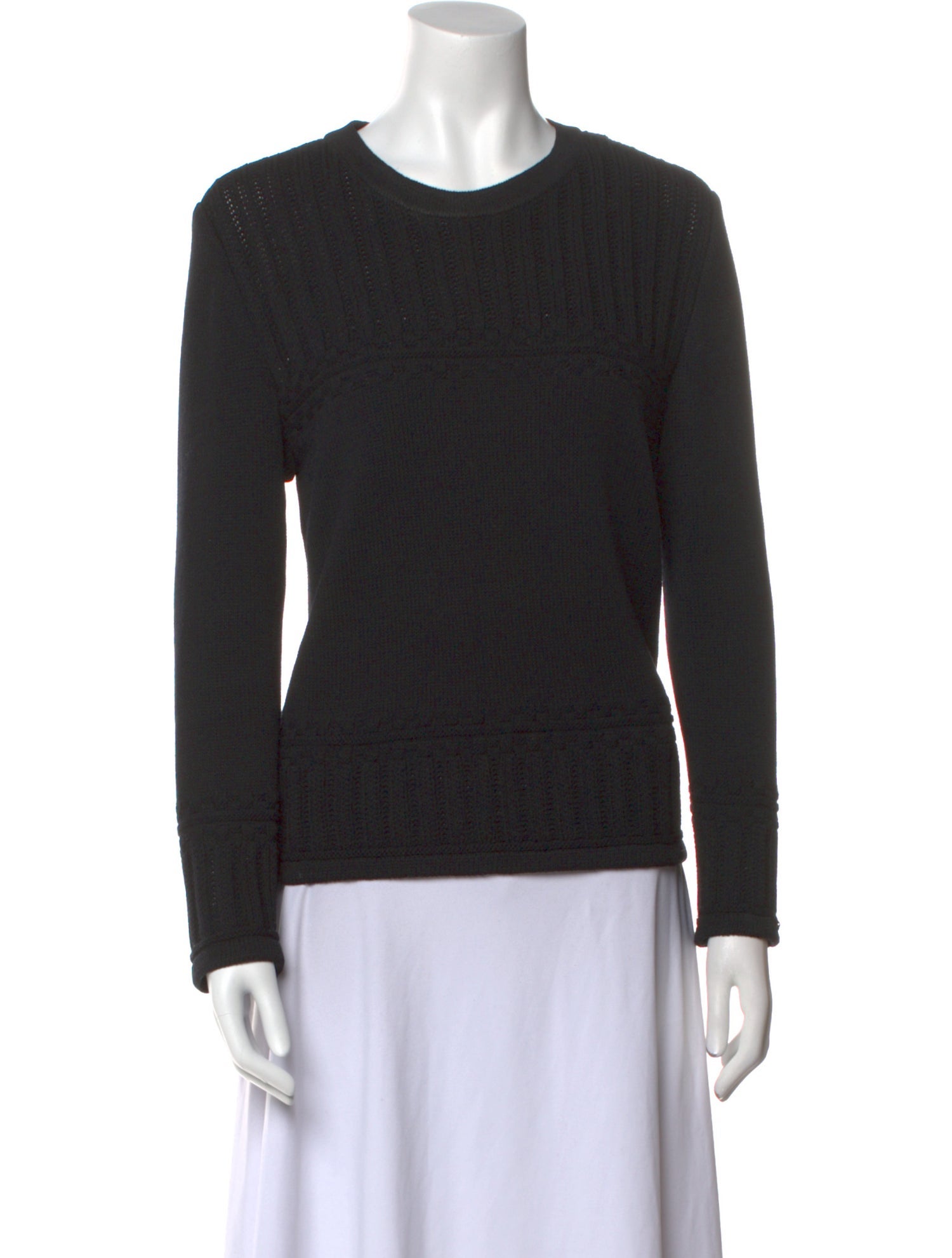 St. John Sport Wool Crew Neck Sweater