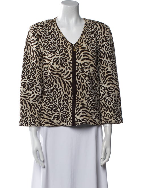 St. John Sport Animal Print Evening Jacket
