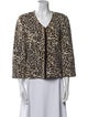 St. John Sport Animal Print Evening Jacket