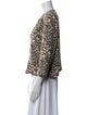 St. John Sport Animal Print Evening Jacket