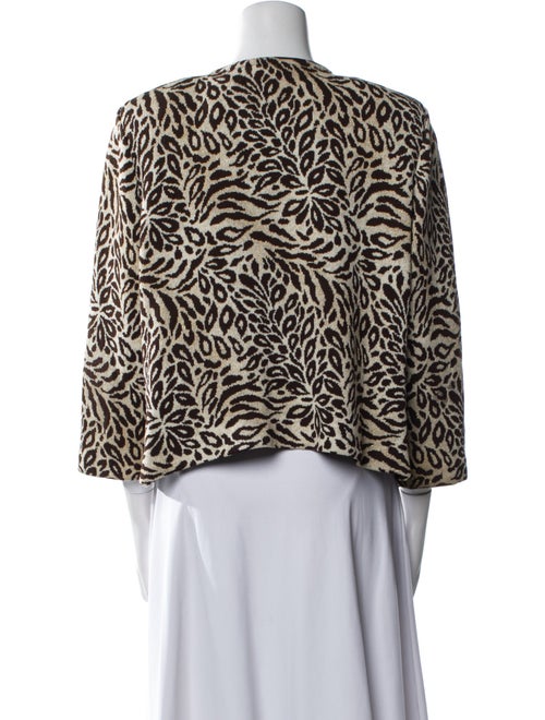 St. John Sport Animal Print Evening Jacket