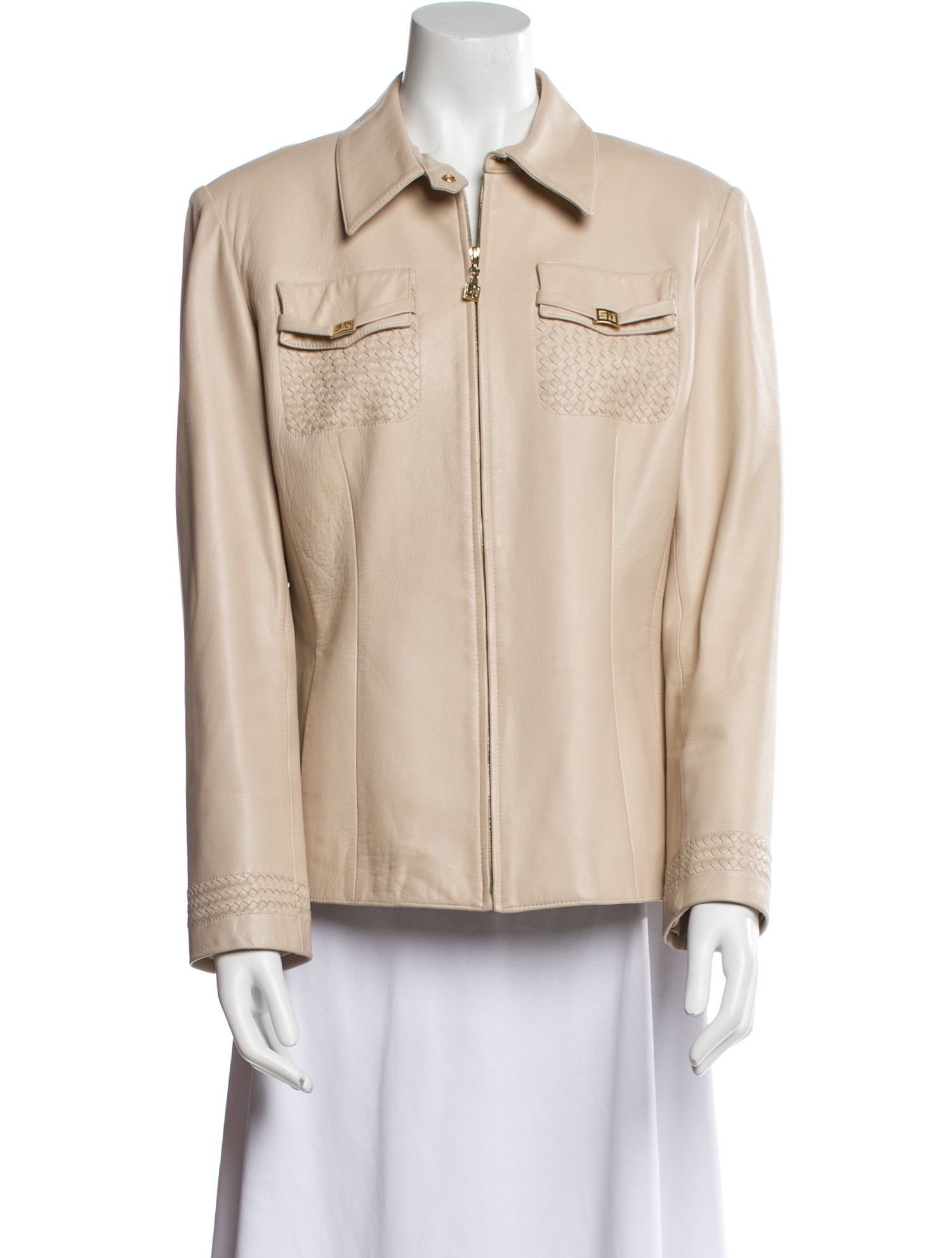 St. John Sport Leather Jacket