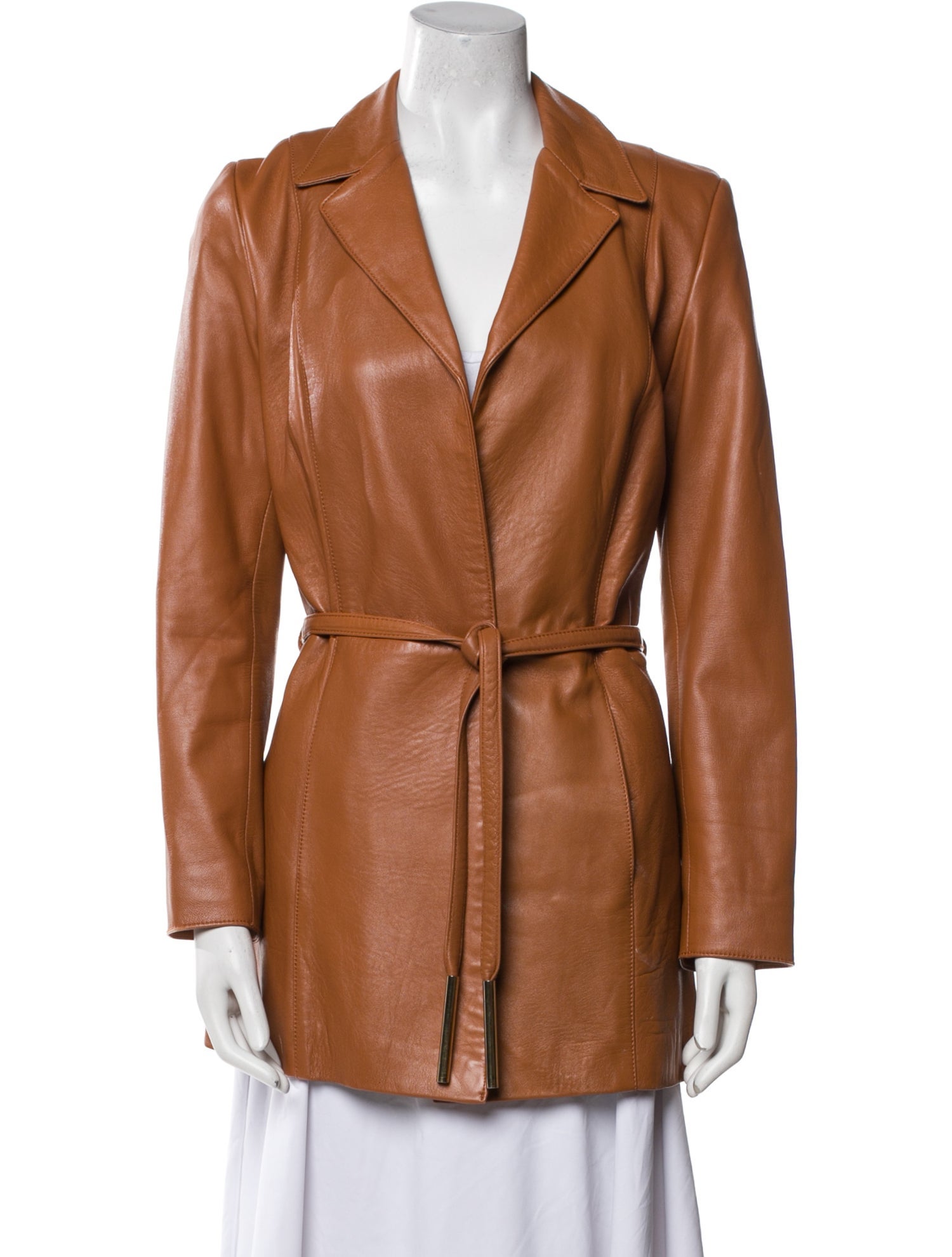 St. John Sport Leather Coat