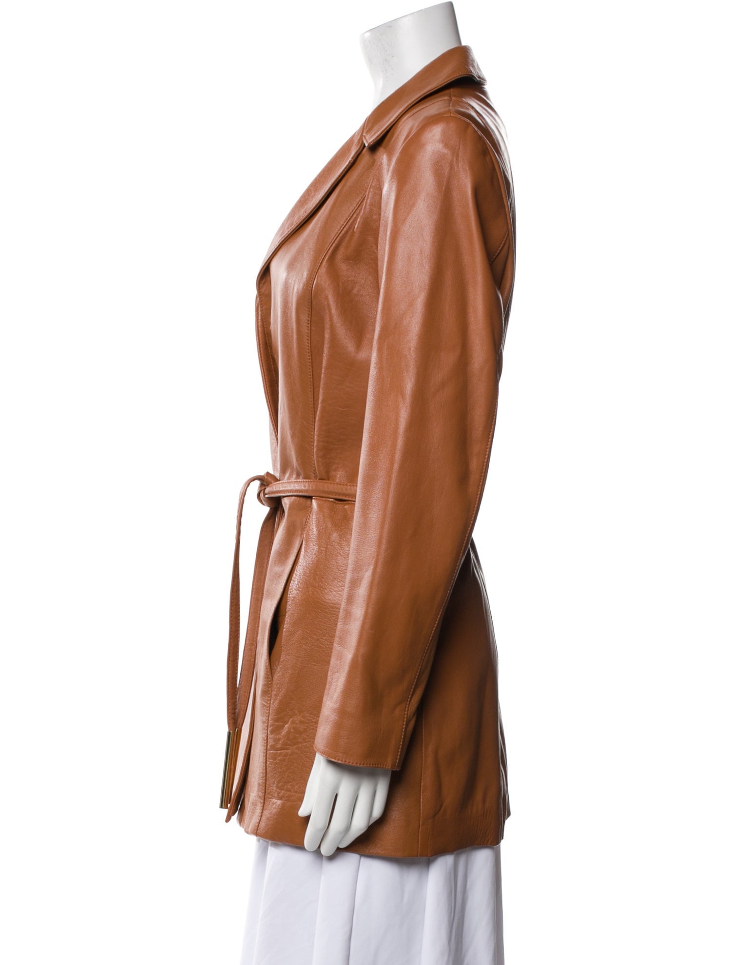 St. John Sport Leather Coat