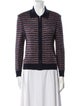 St. John Sport Wool Striped Jacket