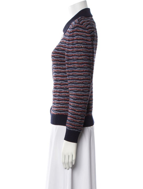 St. John Sport Wool Striped Jacket