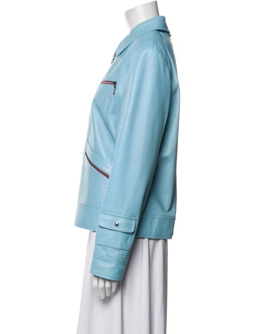 St. John Sport Leather Biker Jacket